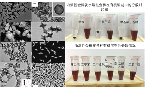 优品推荐：各种尺寸/形状的油溶性金银纳米粒子